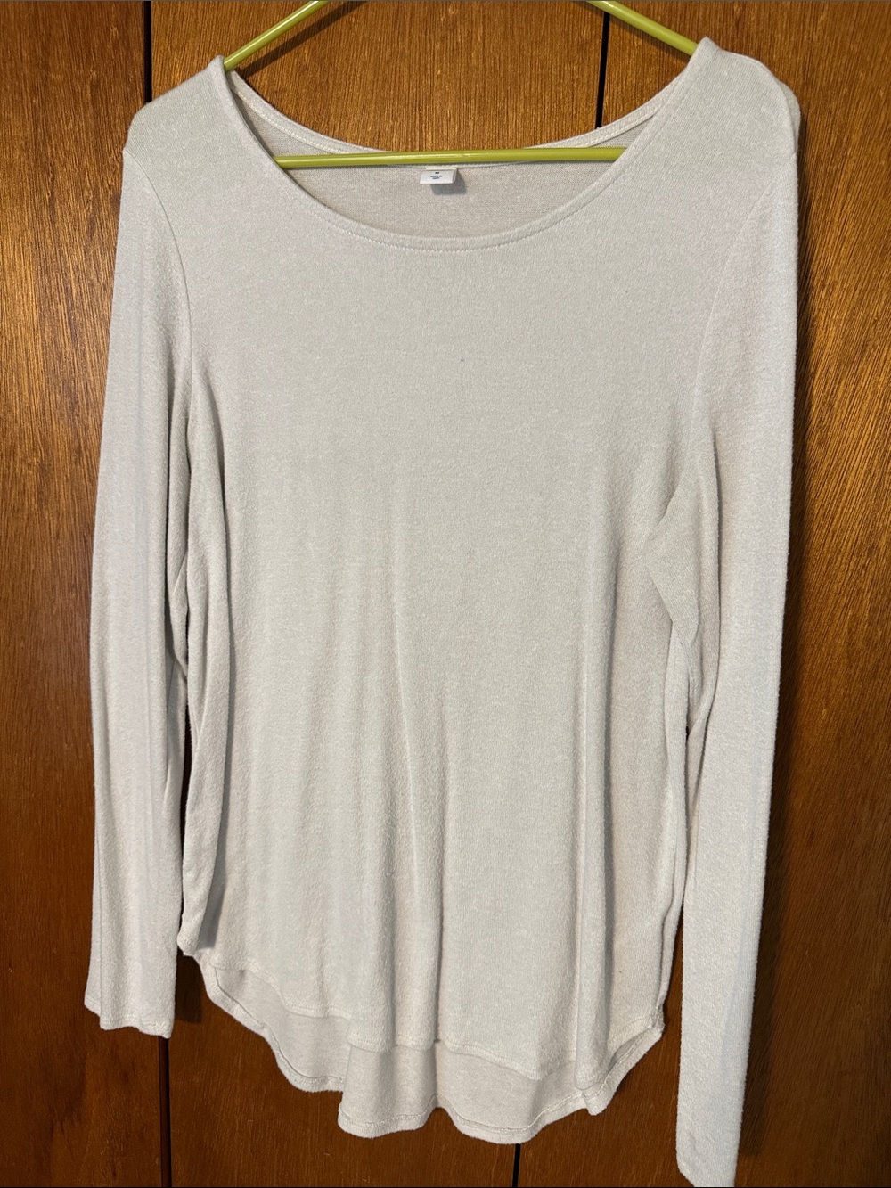 Long-Sleeve Scoop Neck Women's Top